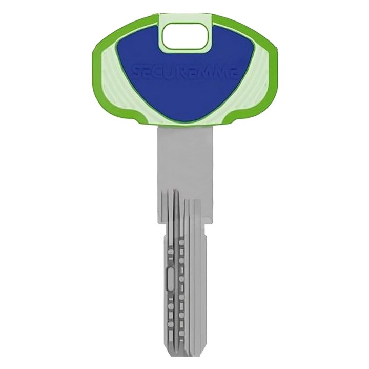 CHIAVE PER CILINDRO SERIE 'EVO K22' lunghezza 70,5 mm - testa 23,7 x 38 mm
