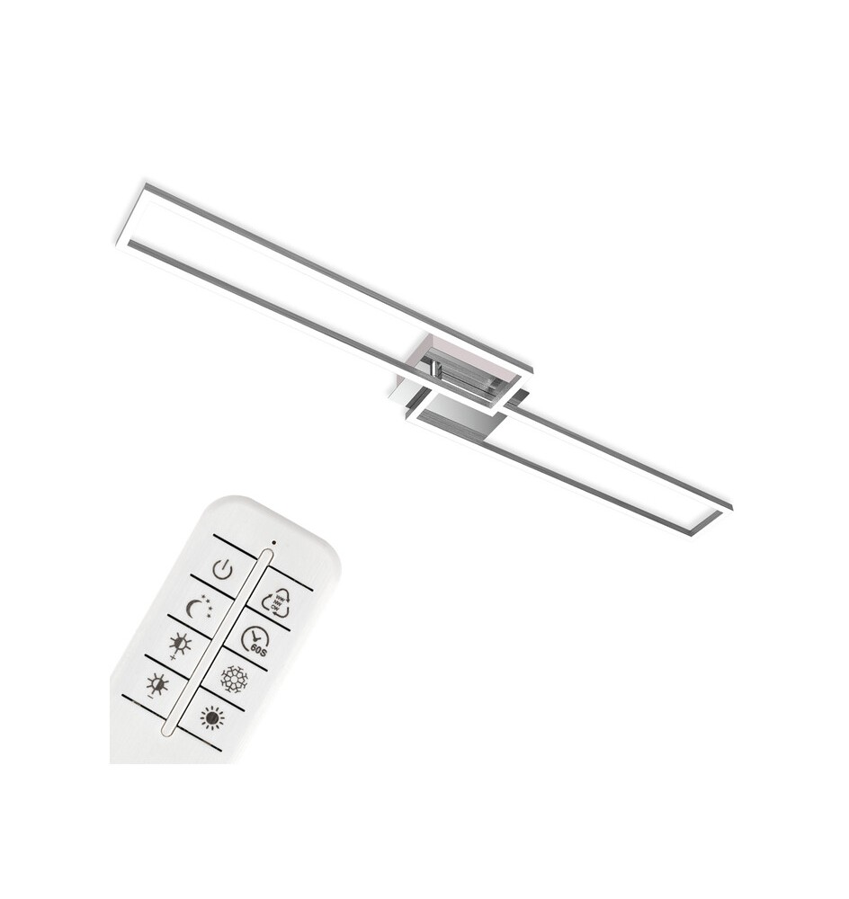 PLAFONIERA LED FRAME 37 W CCT CM 75X47 ALLUMINIO