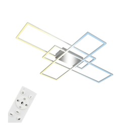 PLAFONIERA LED FRAME 42 W CCT CM 99X70 ALLUMINIO