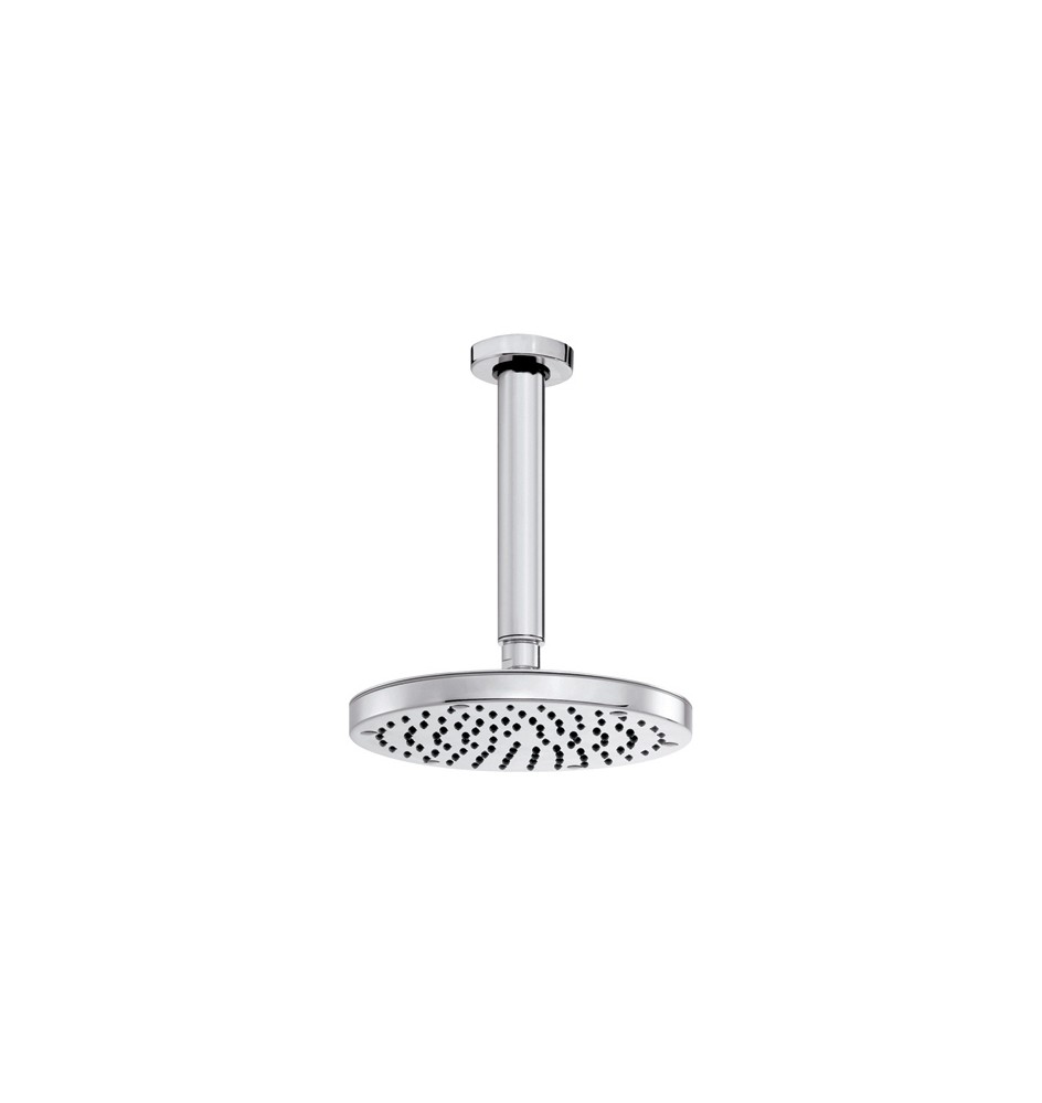 SOFFIONE LUSSO MOD. OKI DIAM. 200 CON BRACCIO VERTICALE Soffione Diam. 200 mm