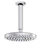SOFFIONE LUSSO MOD. OKI DIAM. 200 CON BRACCIO VERTICALE Soffione Diam. 200 mm