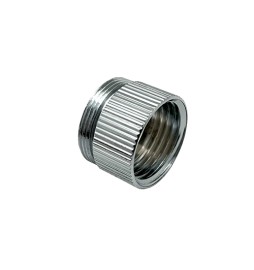 RIDUZIONE IN OTTONE H. 10 MM F1/2 x M22x1 Cromo