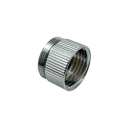 RIDUZIONE IN OTTONE H. 10 MM F1/2 x M22x1 Cromo