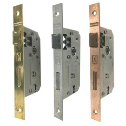 SERRATURA 'PATENT' B.Q. bronzato verniciato E 40