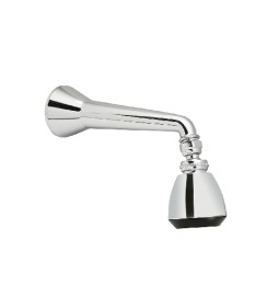 BRACCIO DOCCIA PESANTE CON SOFFIONE VESUVIO Cromo