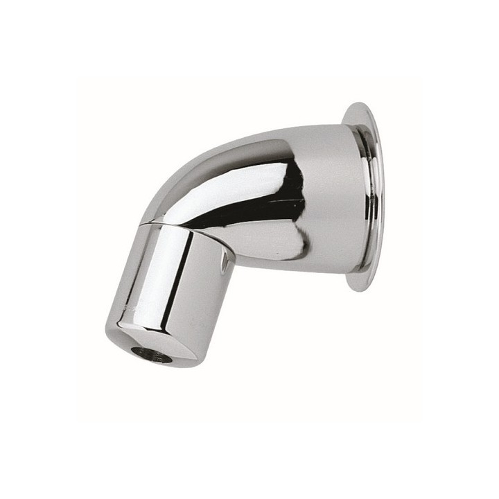 BRACCIO DOCCIA ANTIVANDALO C/SOFFIONE INCORPORATO OTTONE Cromo 1/2