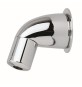 BRACCIO DOCCIA ANTIVANDALO C/SOFFIONE INCORPORATO OTTONE Cromo 1/2
