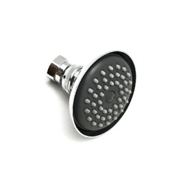 SOFFIONE CAMPANA CON ANTICALCARE Cromo-grigio