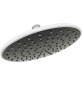 SOFFIONE WATER SAVING BLACK Diam. 20 cm