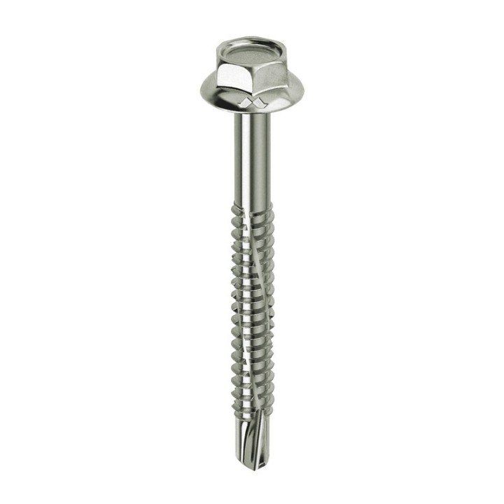 TIRAFONDO AUTOPERFORANTE TE 6,3X160MM CHR KOVERVIT DX