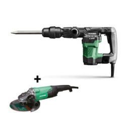 HIKOKI SET MARTELLO DEM H41MB2 + SMERIGL G23ST