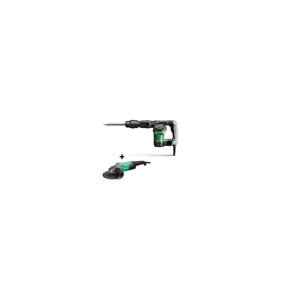 HIKOKI SET MARTELLO DEM H41MB2 + SMERIGL G23ST