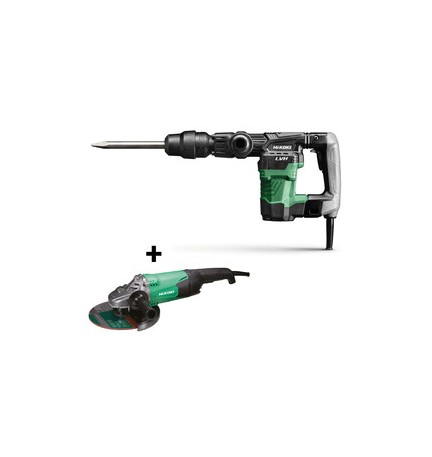 HIKOKI SET MARTELLO DEM H41MB2 + SMERIGL G23ST