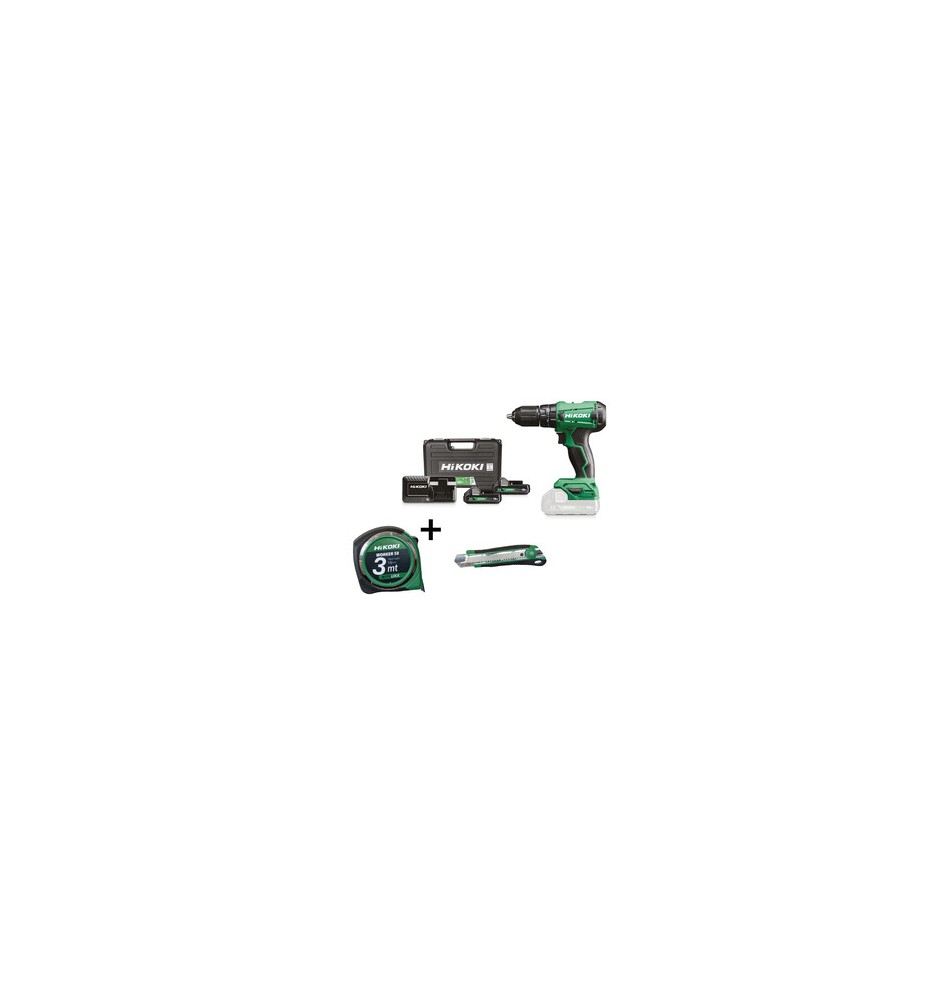 HIKOKI SET TRAPANO AVVITAT DV18DA 18V C/PERC + ACC