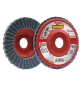 DISCO LAMELLARE PER ACCIAIO INOX 'FORZA' ø 115 gr. 60