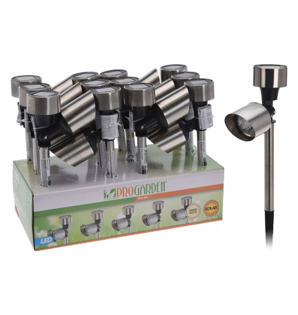 LAMPADA A ENERGIA SOLARE 'FARETTO' cm Ø 8 x h.36