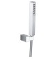 KIT DOCCETTA QUADRO + SUPPORTO SNODATO Cromo