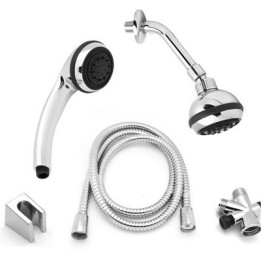 KIT DOCCETTA + SOFFIONE MODELLO 13502 Cromo