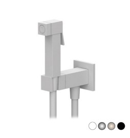 SET MISCELATORE CON DOCCETTA SHUT-OFF QUADRO Bianco Opaco