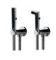 KIT DOCCETTA SHUT-OFF IDROSCOPINO DOPPIA FUNZIONE TONDA Cromo