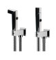 KIT DOCCETTA SHUT-OFF IDROSCOPINO DOPPIA FUNZIONE QUADRA Cromo