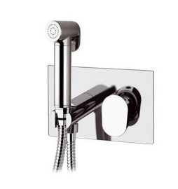 SET MISCELATORE INCASSO CON DOCCETTA SHUT-OFF Cromo