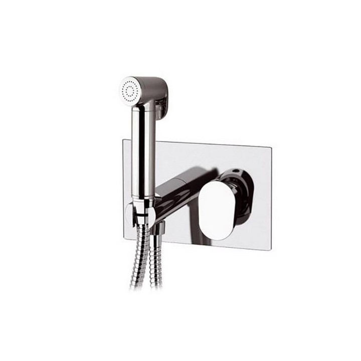 SET MISCELATORE INCASSO CON DOCCETTA SHUT-OFF Cromo