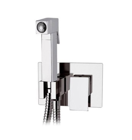 SET MISCELATORE A INCASSO CON DOCCETTA SHUT-OFF Cromo