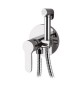 SET MISCELATORE A INCASSO CON DOCCETTA SHUT-OFF TONDA Cromo