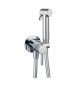 SET MISCELATORE A INCASSO TONDO CON SHUT-OFF E SUPP.INTEGRATO Cromo