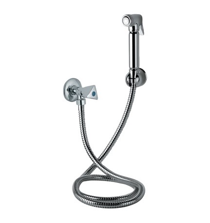 SET DOCCIA PULSANTE MANIGLIA 3 PUNTE Cromo