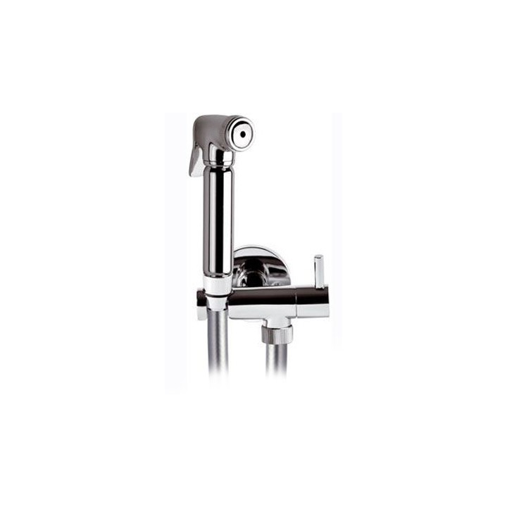 SET CON IDROSCOPINO + FLESSIBILE + SUPPORTO OTTONE LUX Cromo