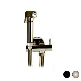 SET CON IDROSCOPINO + FLESSIBILE + SUPPORTO OTTONE TONDO Nero Opaco