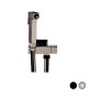 SET CON IDROSCOPINO + FLESSIBILE + SUPPORTO QUADRO OTTONE Nero Opaco