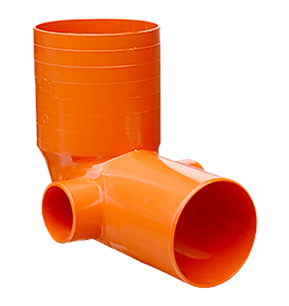 CURVA WC IN PVC ø 110 / 2 x 40