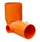 CURVA WC IN PVC ø 110 / 2 x 40