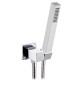 PRESA ACQUA QUADRATA SUPPORTO IN OTTONE + DOCCETTA POLAR + FLESSIBILE Cromo