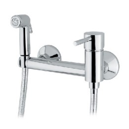 MISCELATORE MONOCOMANDO A PARETE CON KIT DOCCETTA Cromo