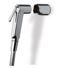 KIT DOCCETTA SHUT-OFF CROMO + FLESSIBILE + SUPPORTO -