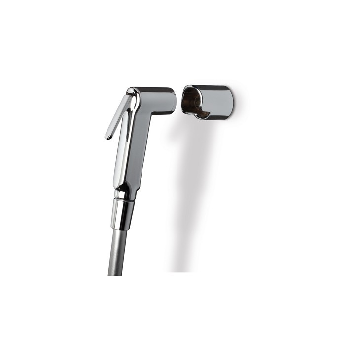 KIT DOCCETTA SHUT-OFF CROMO + FLESSIBILE + SUPPORTO -