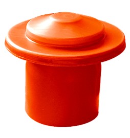 TESTA ESALATORE IN PVC Ø 80