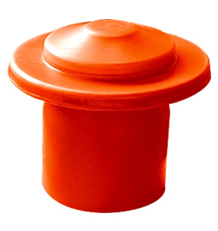 TESTA ESALATORE IN PVC Ø 80