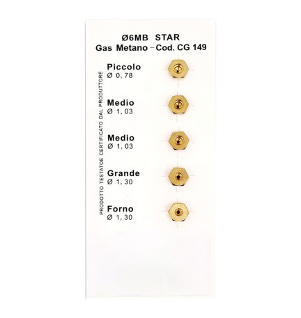 UGELLI PER CUCINA per metano
