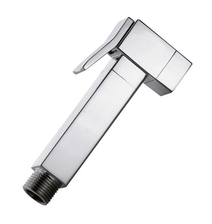 DOCCETTA A PULSANTE IN OTTONE QUADRA PER IDROSCOPINO Nichel Spazzolato