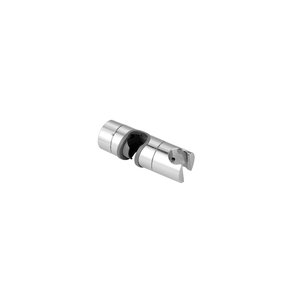 SUPPORTO SCORREVOLE IN ABS CROMATO PER ASTA 18-25MM Cromo