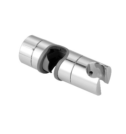 SUPPORTO SCORREVOLE IN ABS CROMATO PER ASTA 18-25MM Cromo