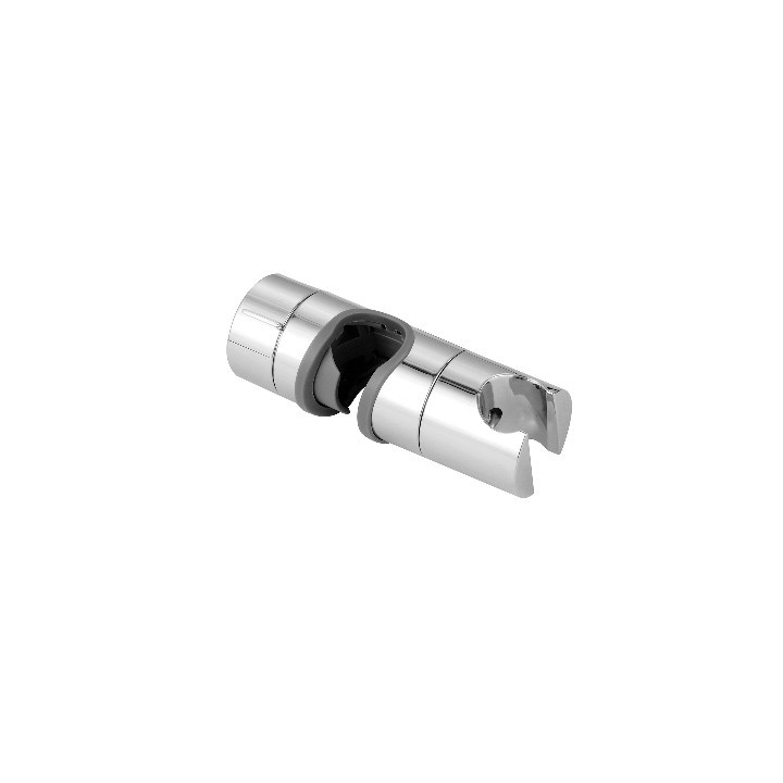 SUPPORTO SCORREVOLE IN ABS CROMATO PER ASTA 18-25MM Cromo