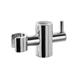 SUPPORTO SCORREVOLE IN ABS CROMATO PER ASTA D. 20 MM SCORREVOLE SC 208 OTTONE D. 20