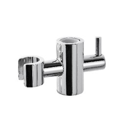 SUPPORTO SCORREVOLE IN ABS CROMATO PER ASTA D. 20 MM SCORREVOLE SC 208 OTTONE D. 20