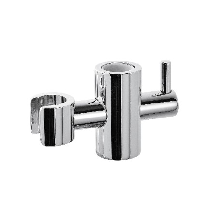 SUPPORTO SCORREVOLE IN ABS CROMATO PER ASTA D. 20 MM SCORREVOLE SC 208 OTTONE D. 20